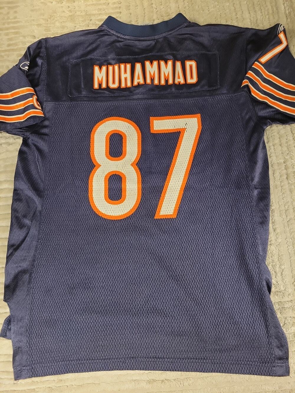 Reebok Muhsin Muhammad Chicago Bears Football Jersey Youth Large 14-16 Boys Kids